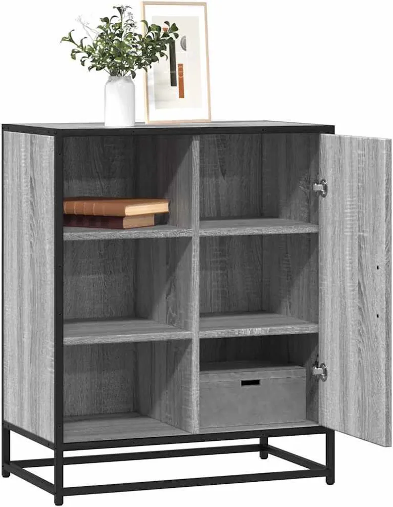 Maison Exclusive Credenza Grigio Sonoma 62x35x76 cm - Eleganza Lignea