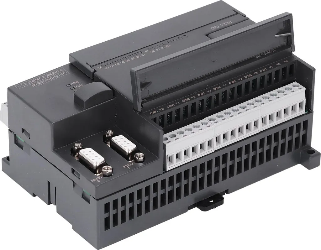 Automate programmable industriel 24V CC 12 entrées avec horloge temps réel