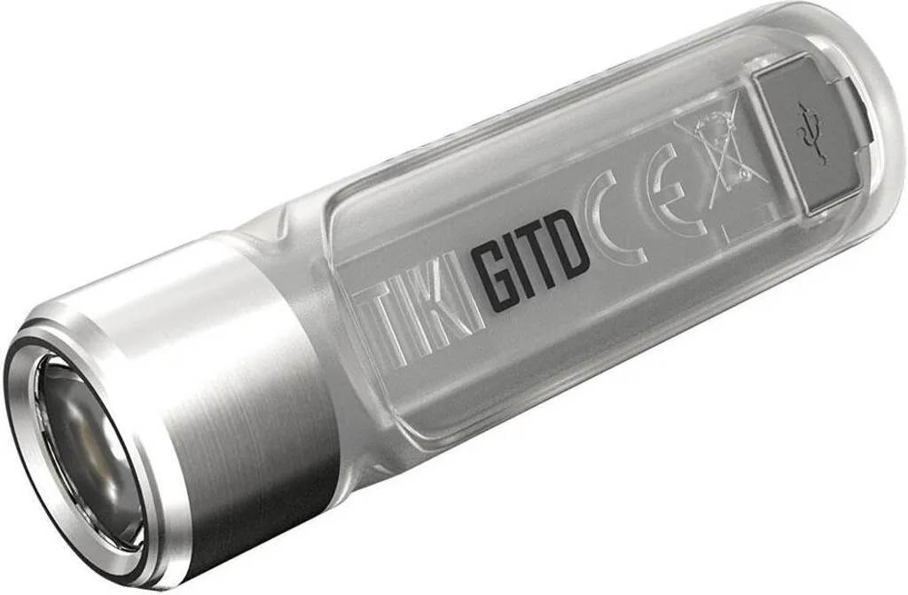 Mini Torcia Nitecore TIKI GITD 300 Lumen LED UV e High CRI - 2