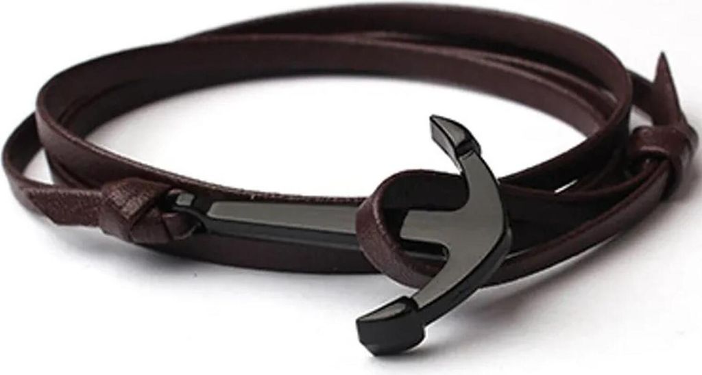 Elegantes Herrenarmband NO-34382 in Dunkelbraun KP34382