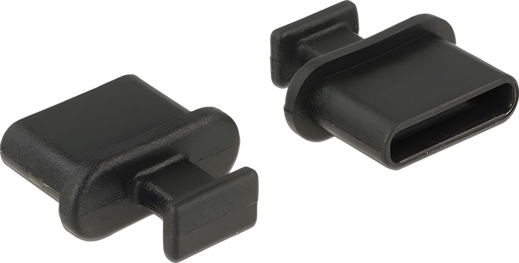 DELOCK Staubschutz USB TypC-Buchse m. Griff schwarz 10 St