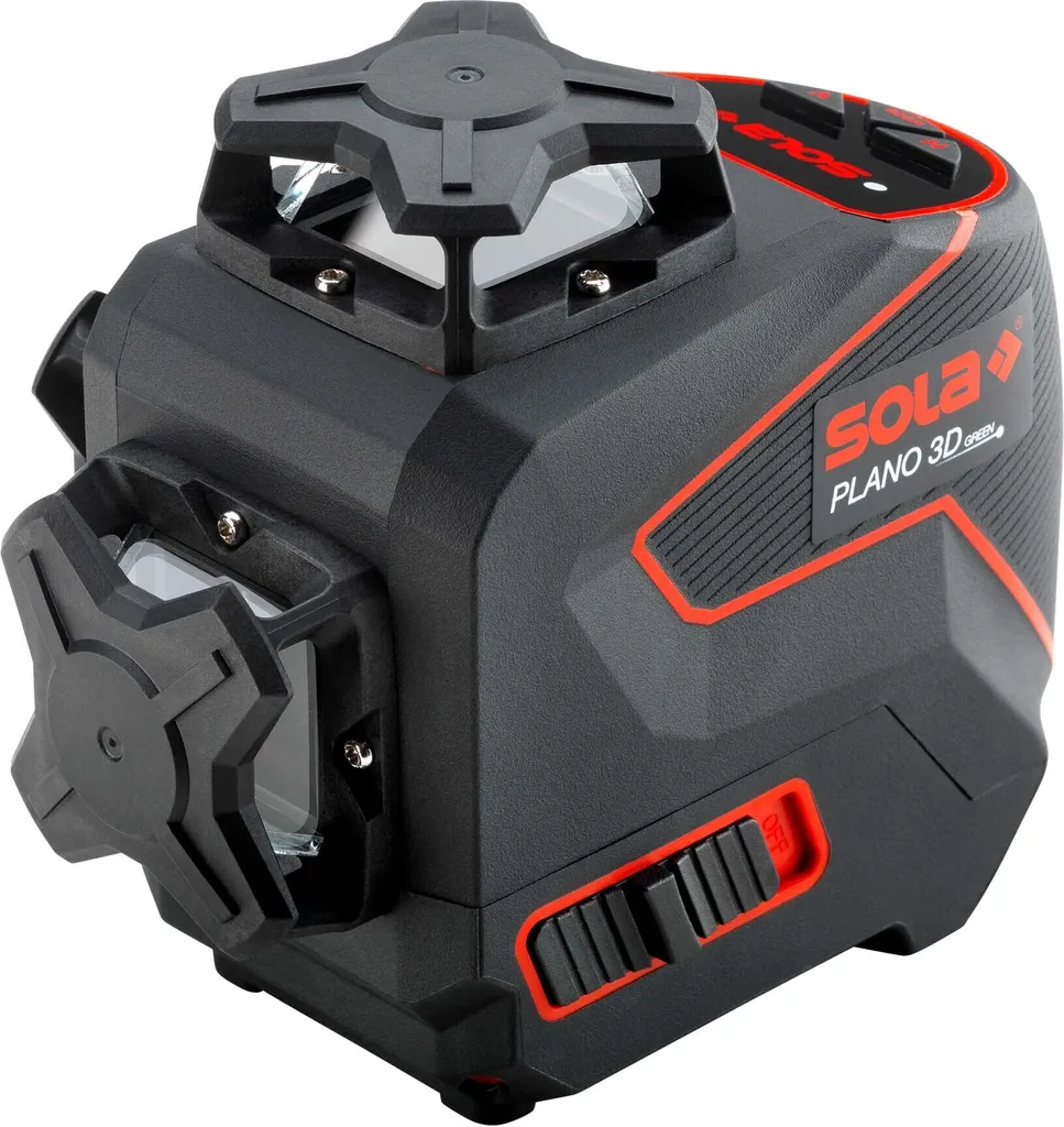 Niveau laser 3D lignes vertes haute visibilité à calage automatique
