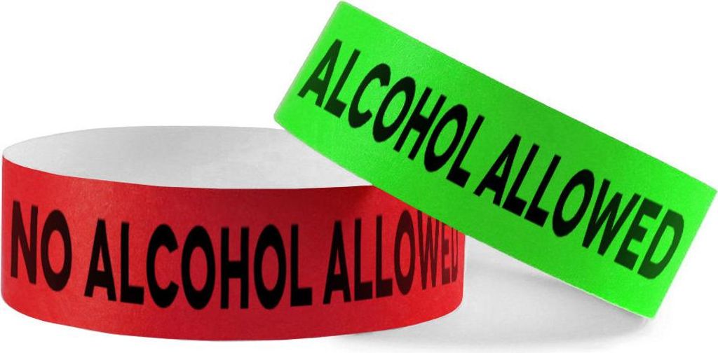 CombiCraft Tyrex Einlassbänder Mix (NO) ALCOHOL ALLOWED - pro 100 Stück