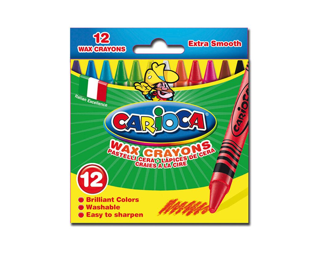 Carioca Wax, 12 kusů, Více, Kulatý, Vosk, 8 mm, Krabice Obrázek produktu 
