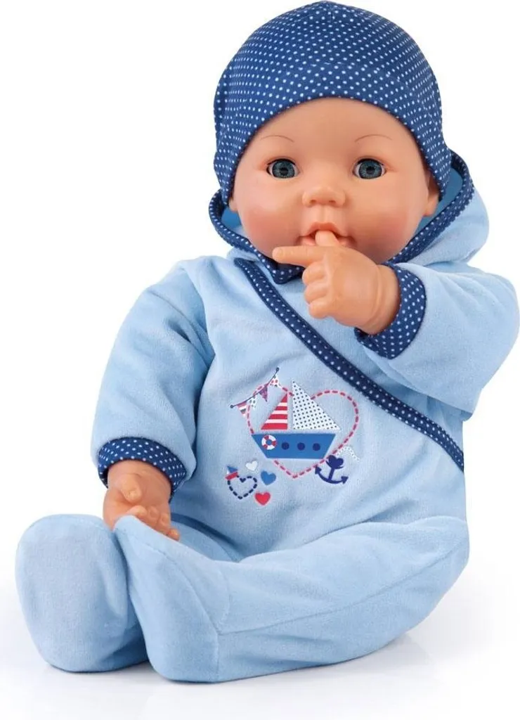 Bayer Design 94683AA Poupée Hello Baby Boy interactive de 46 cm