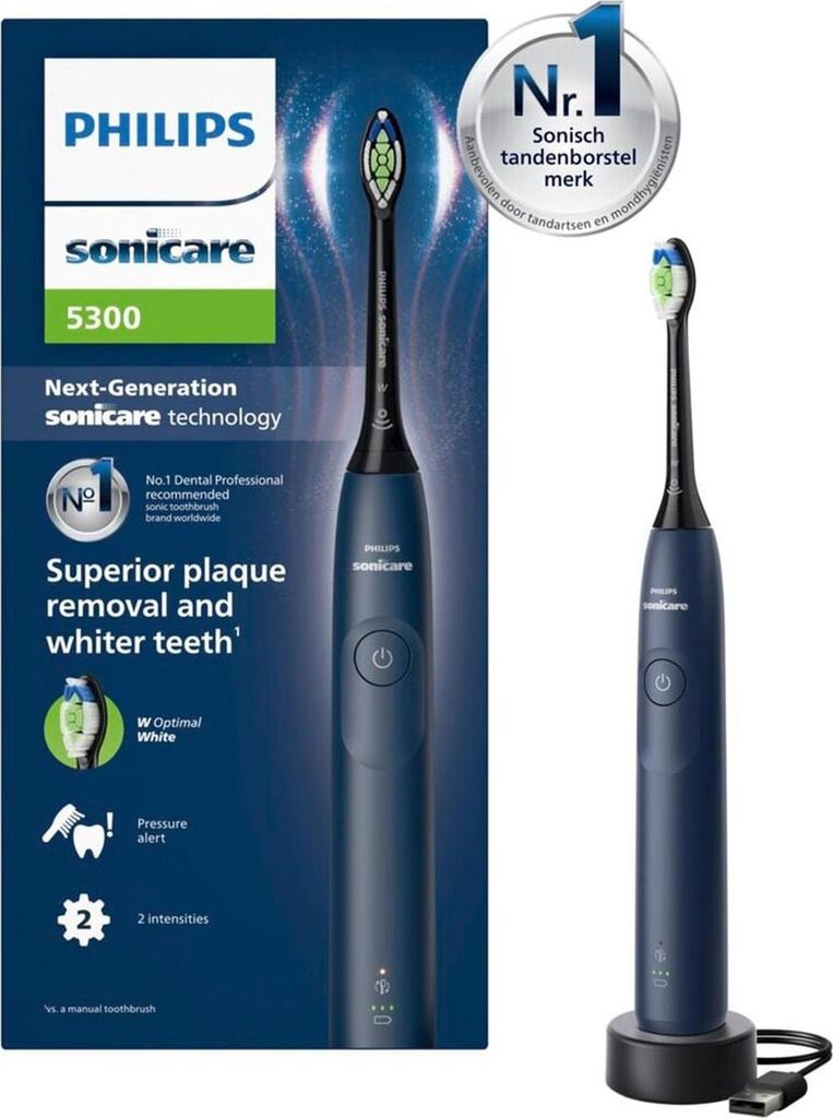 Philips Sonicare 5300 – Elektrische Tandenborstel – Blauw Produktbild 