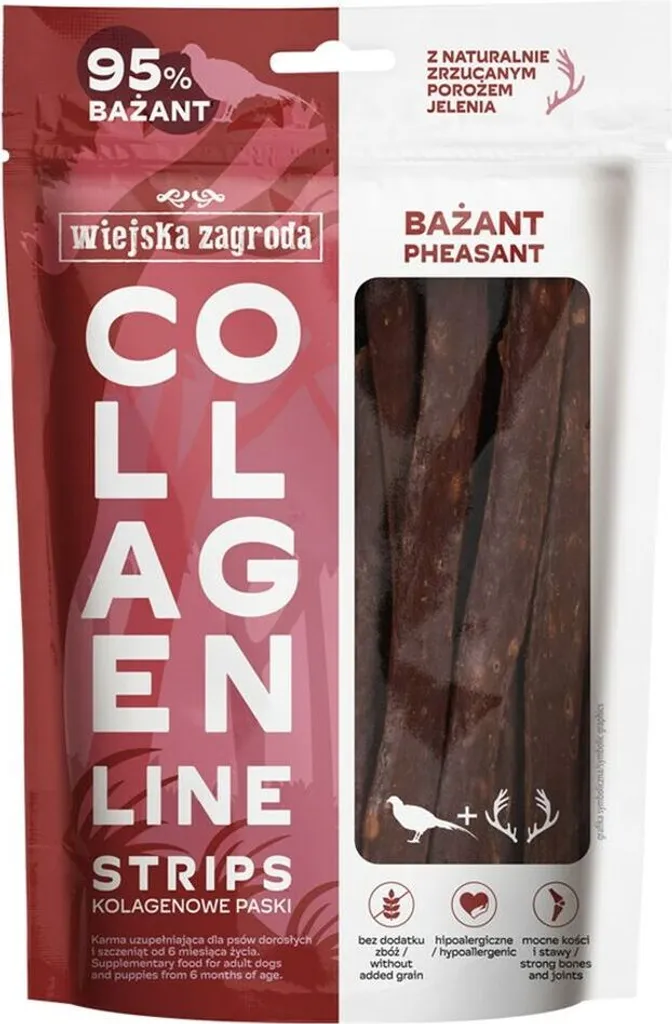 Snack per Cani WIEJSKA ZAGRODA Linea Collagene 100g - Snack Naturali