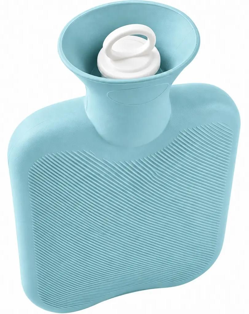 Wärmflasche Gummi 2 l Termoflasche Mint Heizkissen für Bauch Rücken Füße