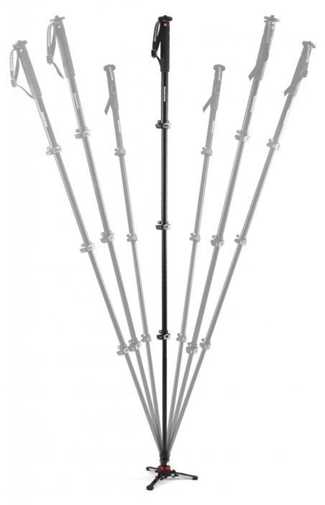Manfrotto MVMXPROA4 Kamera-Einbeinstativ 1/4, 3/8" Aluminium Schwarz