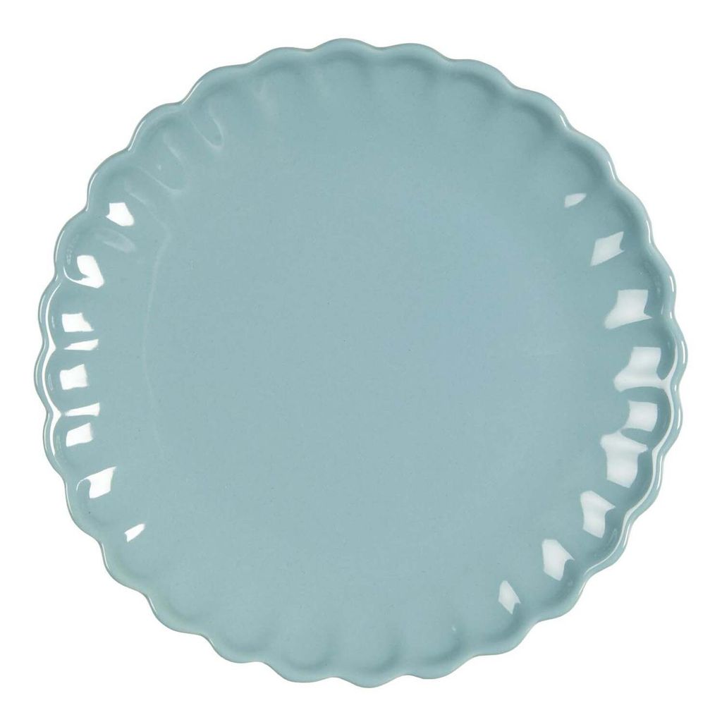 Kuchenteller, Dessertteller Mynte Aqua Haze türkis blau D. 19,5cm Ib Laursen