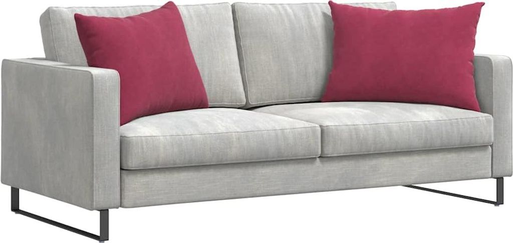 Langlebige Sofakissen 2 Stück Weinrot 70 x 50cm Cordstoff - Gartenmöbelauflagen Möbel958178 - Gartenmöbelauflagen