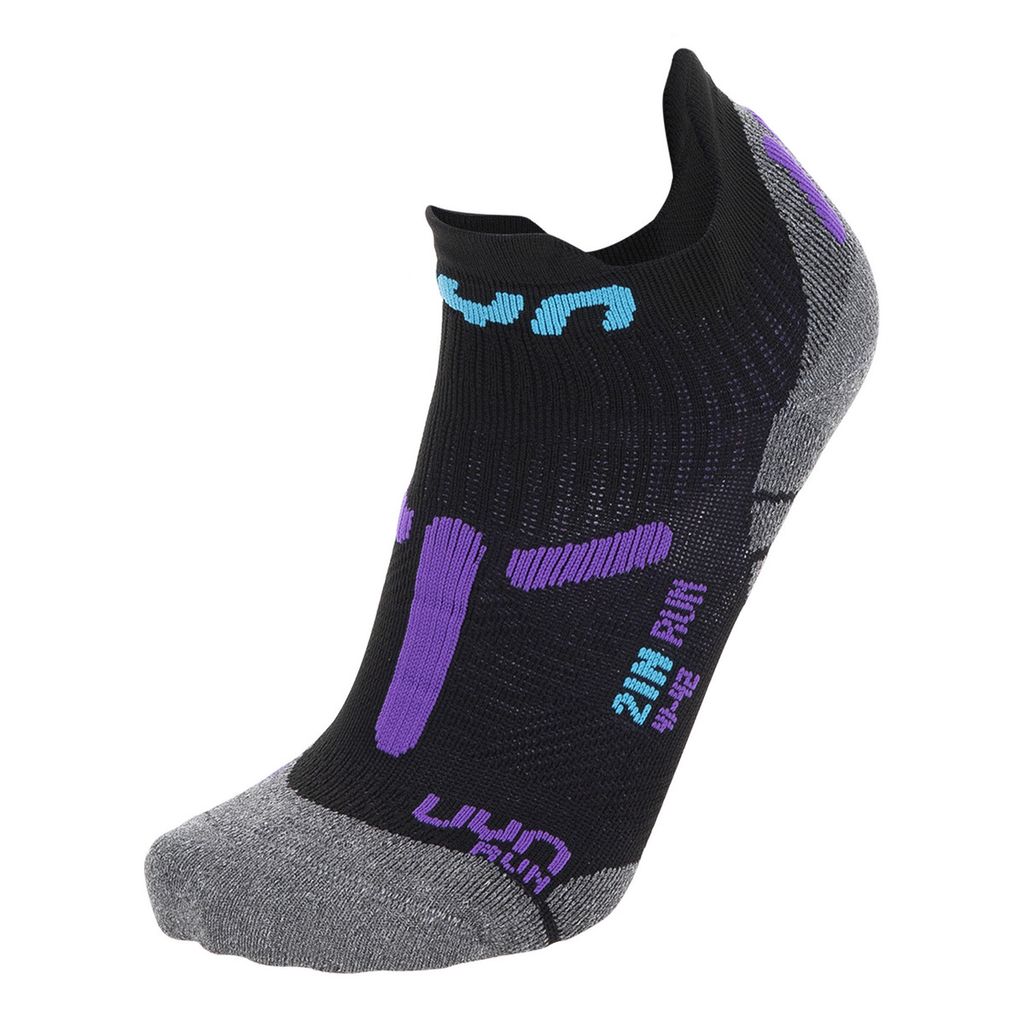 UYN Woman Run 2IN Socks black/violet 37-38