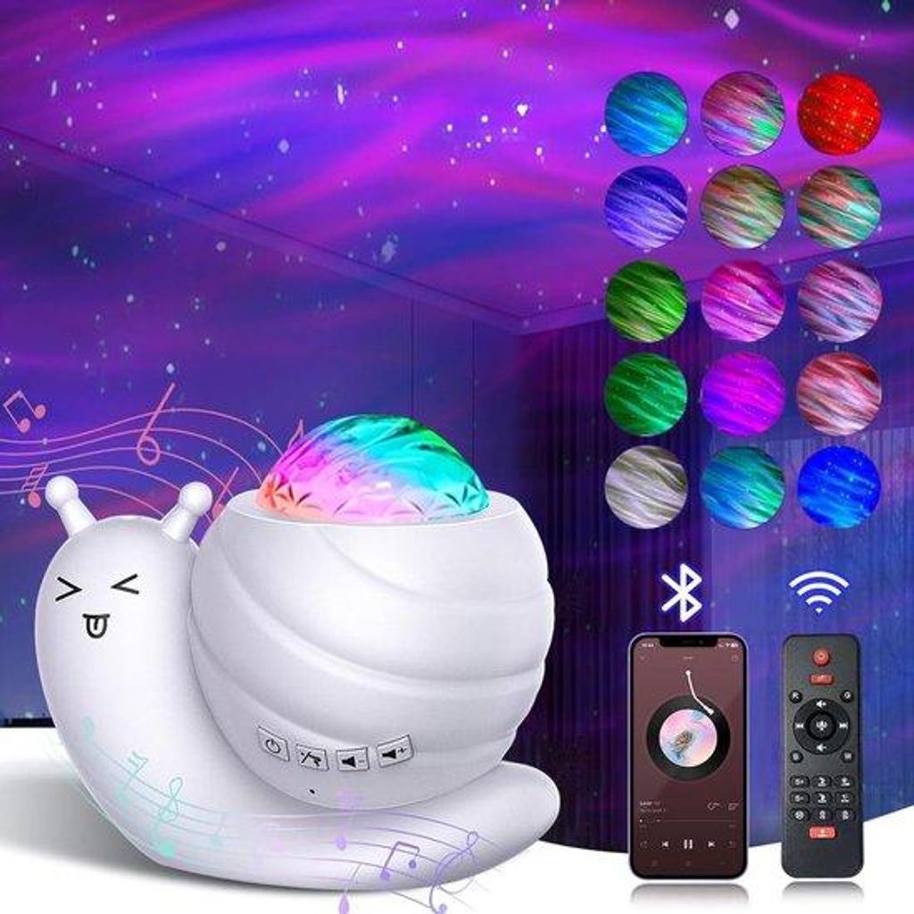 Proyector de galaxias con altavoz Bluetooth integrado, Imagen del producto 