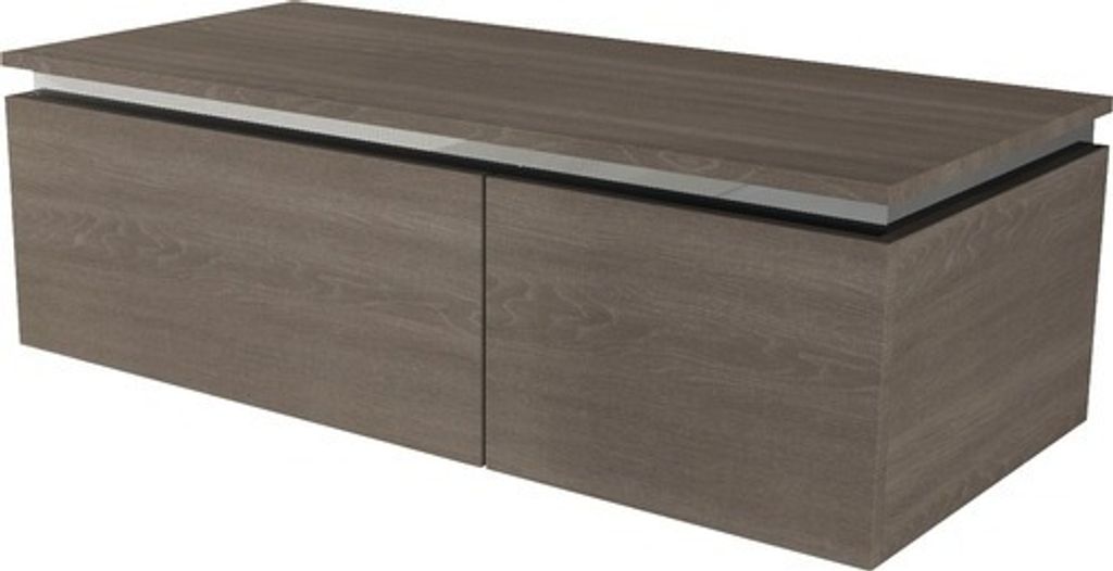 Kommode Baden Haus Avril Breite 100 cm Eiche dunkel fertig montiert