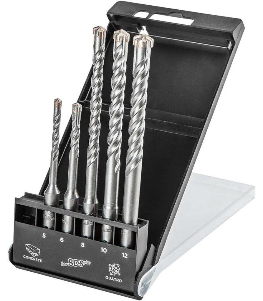 Set di punte per calcestruzzo GRAPHITE SDS Plus, quatro, Immagine del prodotto 