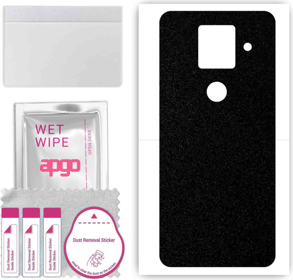 apgo Rückseite Schutzfolie, Skin, kompatibel mit Sharp Aquos Sense4 Plus, Hinten Displayschutzfolie aus Vinylfolie, kratzfest, einfache Montage - ...