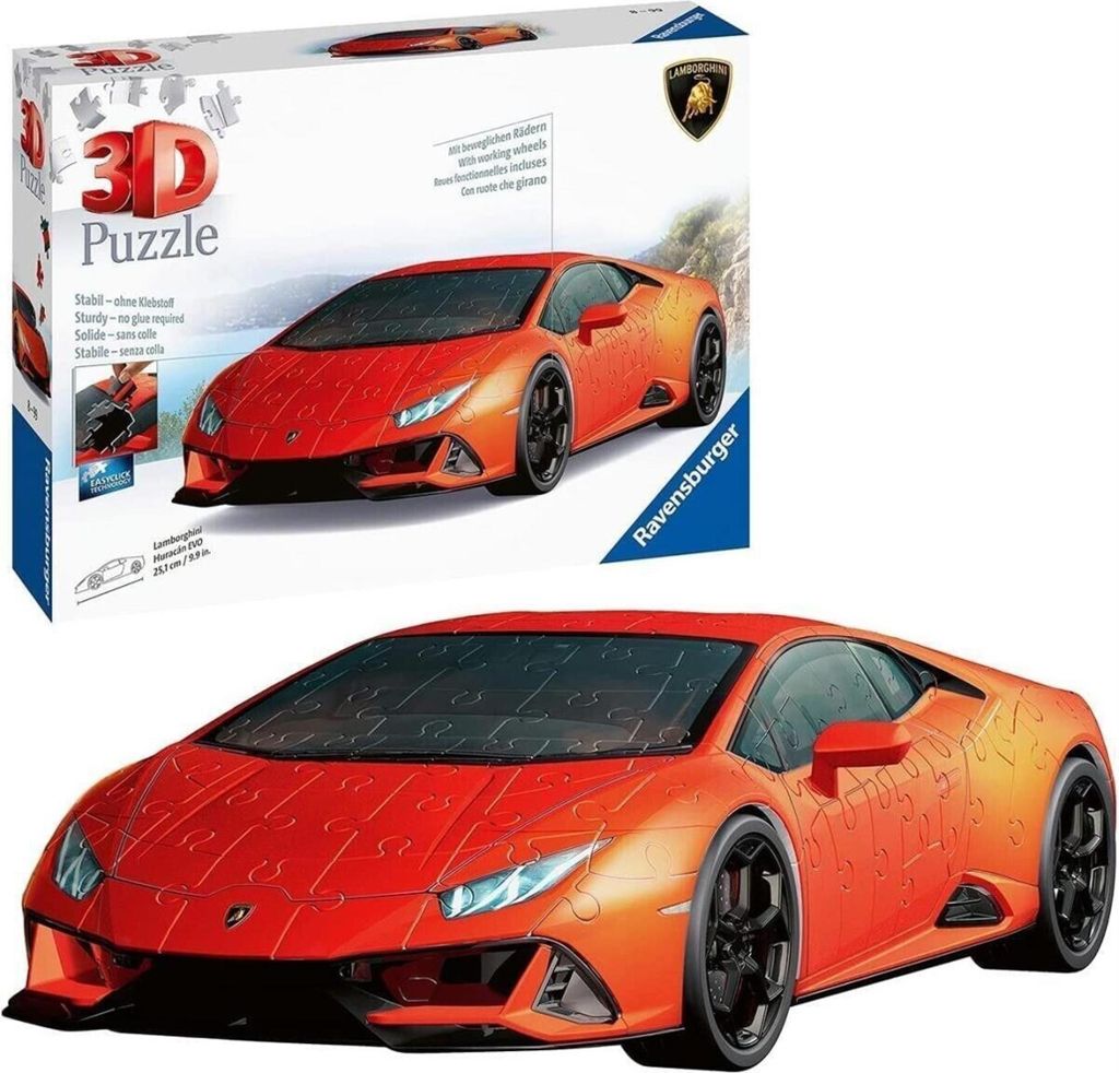 Ravensburger Lamborghini Huracán EVO, 108 kusov, Vozidlá, 8 Obrázok produktu 