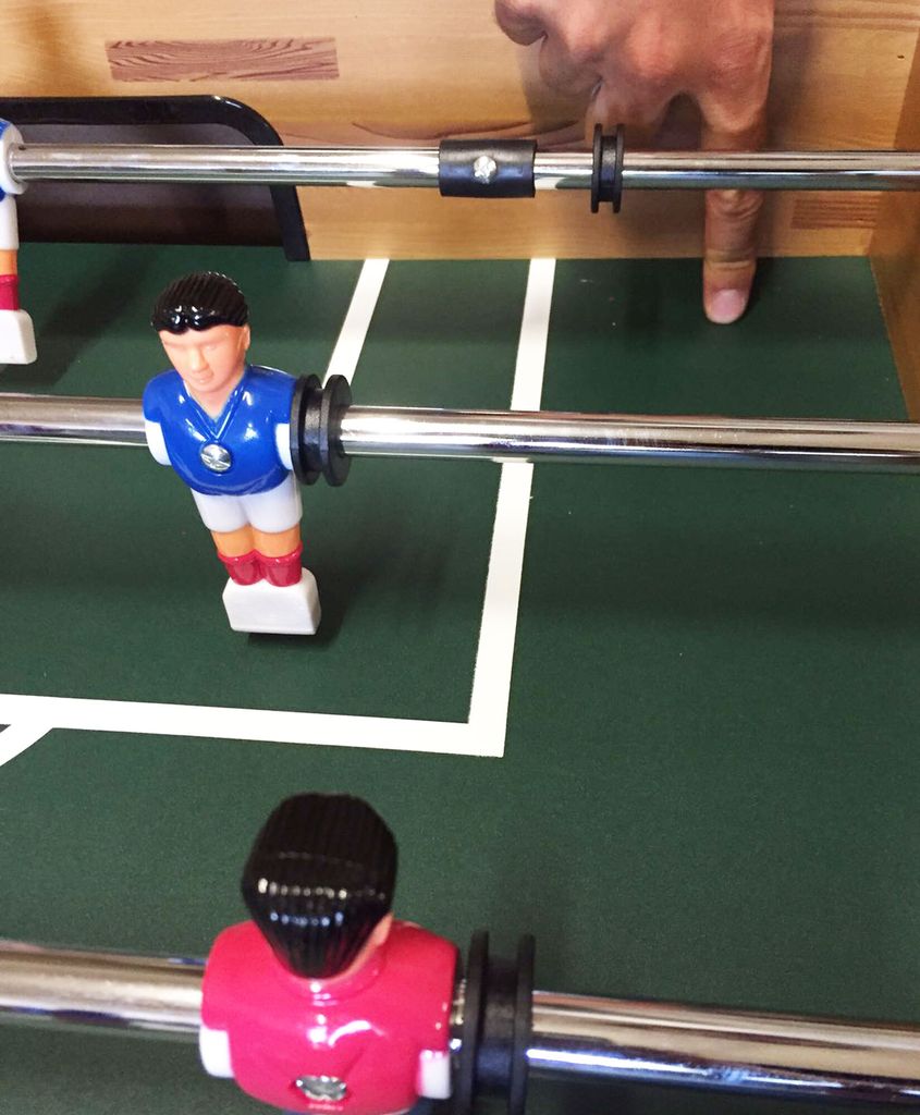 Profi Tischfußball Leeds Kicker, Tischkicker Kickertisch Produktbild 7
