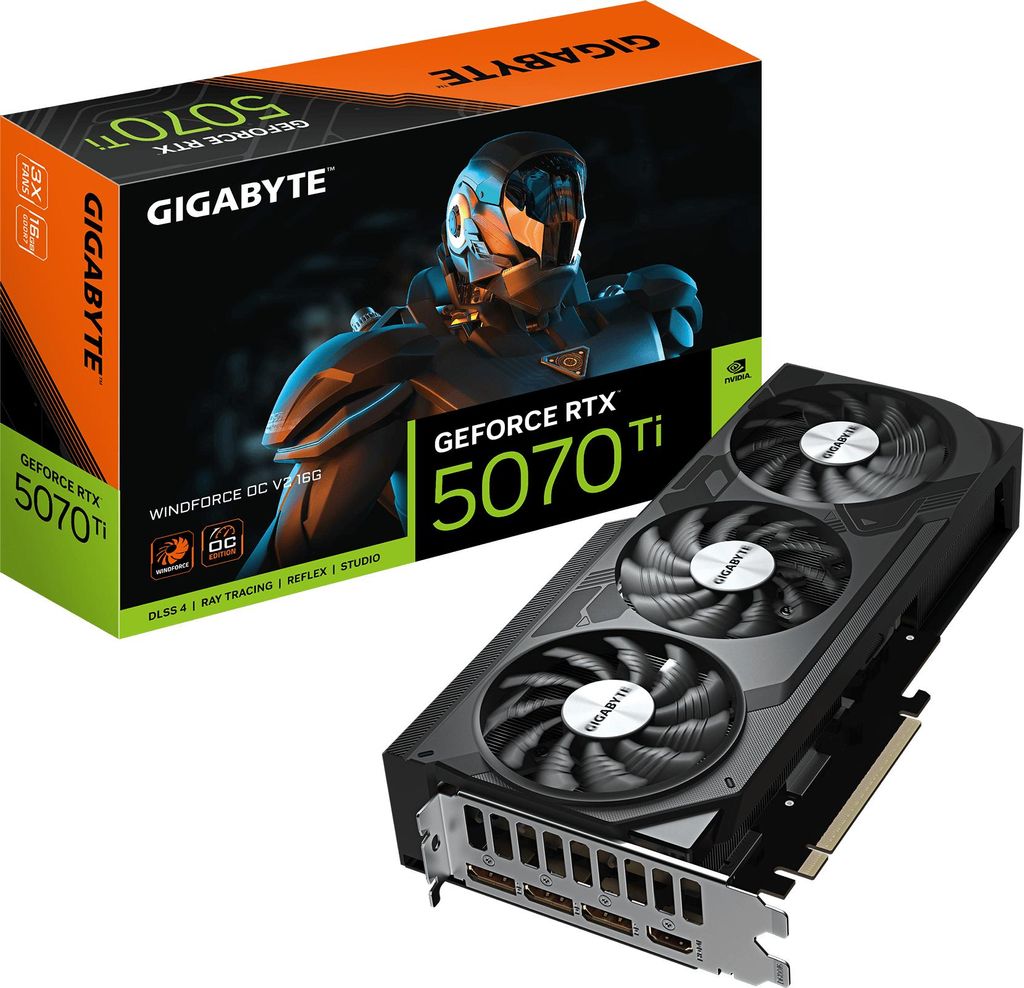 Gigabyte GeForce RTX 5070 Ti Windforce OC V2 16GB GDDR7