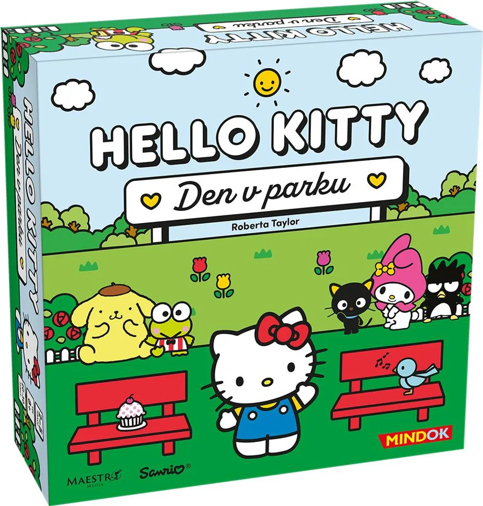 Hello Kitty : Une Journée au Parc - Livre de Coloriage avec Stickers