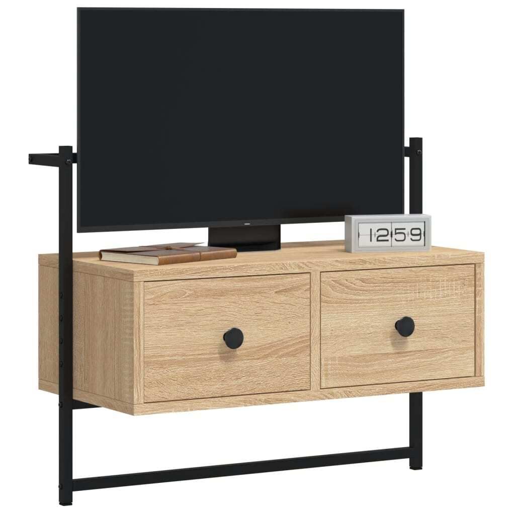 "im Sonderangebot"TV-Board - Fernsehtisch - TV-Tisch/TV-Wandschrank Skandinavisch - CLORIS - Fernsehenschrank -Sonoma-Eiche 60,5x30x51 cm Holzwerk...