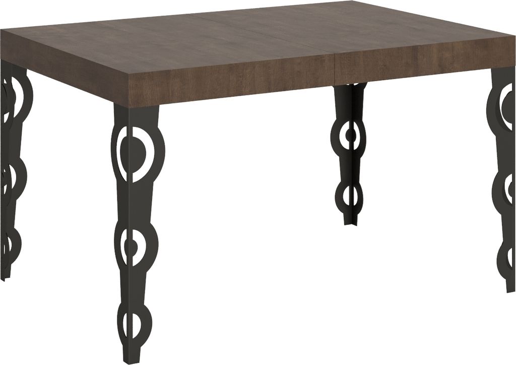 ITAMOBY - Ausziehtisch 120/380x90 cm Karamay Nussbaum Tischbeine Anthrazit