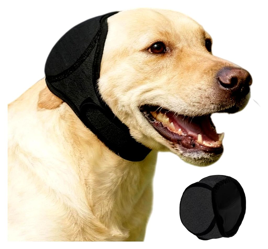 Ohrenschutz für Hunde, Gehörschutz für Hunde, Geräuschunterdrückung für Hunde, Lärmschutzkopfhörer für Hunde, verstellbare Ohrenschützer ...