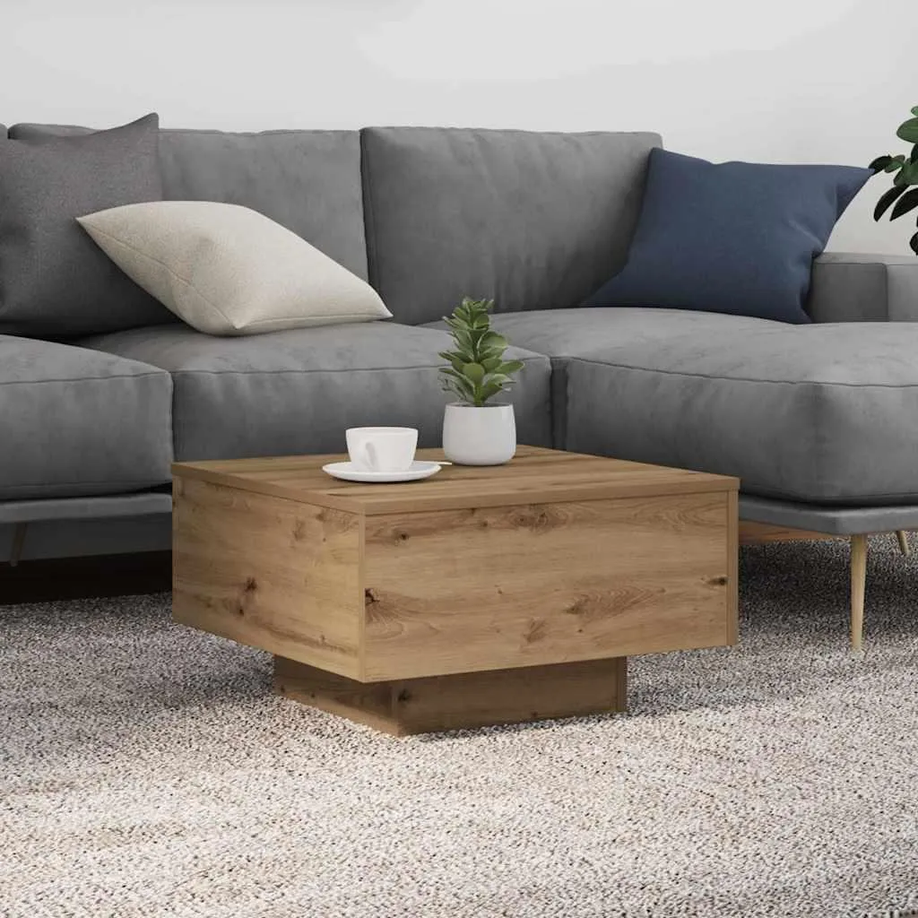 Tavolino Artisan Maison Exclusive Rovere 55x55x31 cm - Arredo Salotto