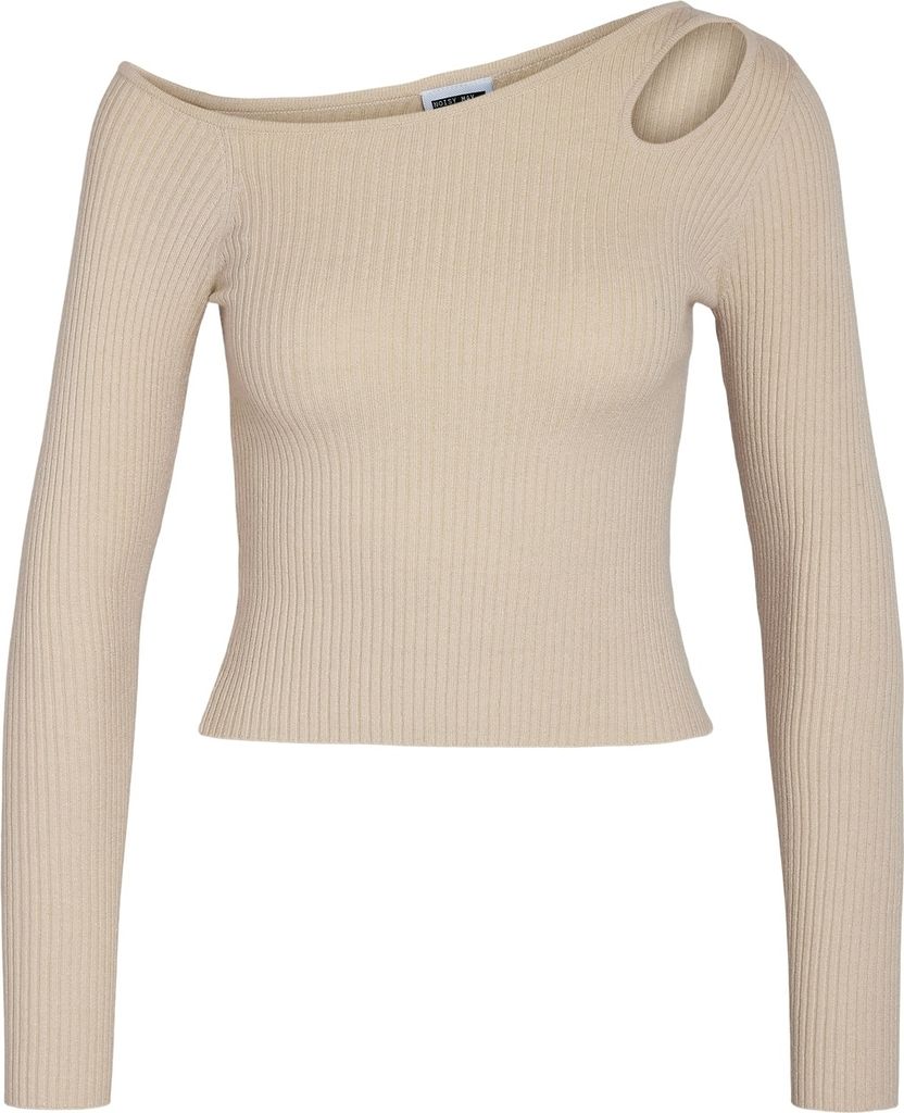 NOISY MAY Pullover Ein-Schulter Slim Fit gestrickt Größe: S