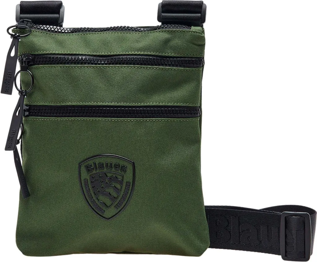 Sac bandoulière Bristol bleu vert homme - Finition résistante et stylée