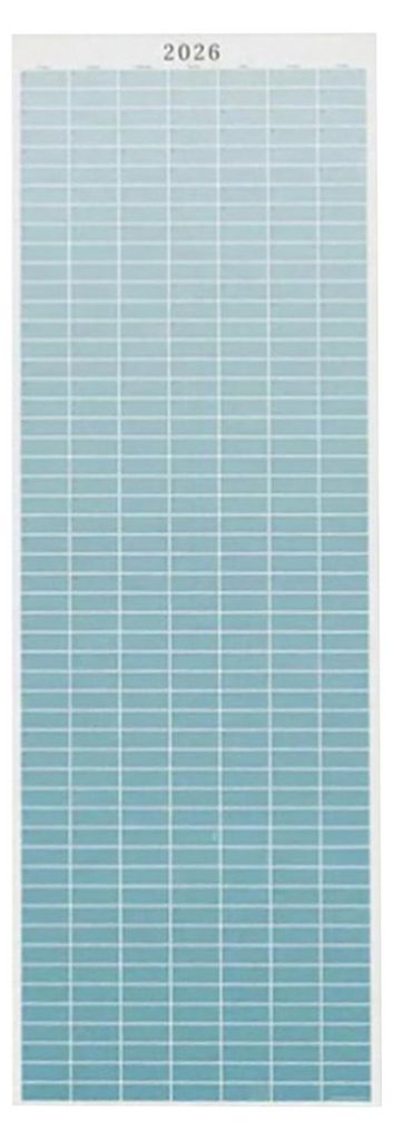 Jahreswandkalender 2026, einseitig, Januar bis Dezember, 12 Monate, vertikaler Kalender für Zuhause oder Büro