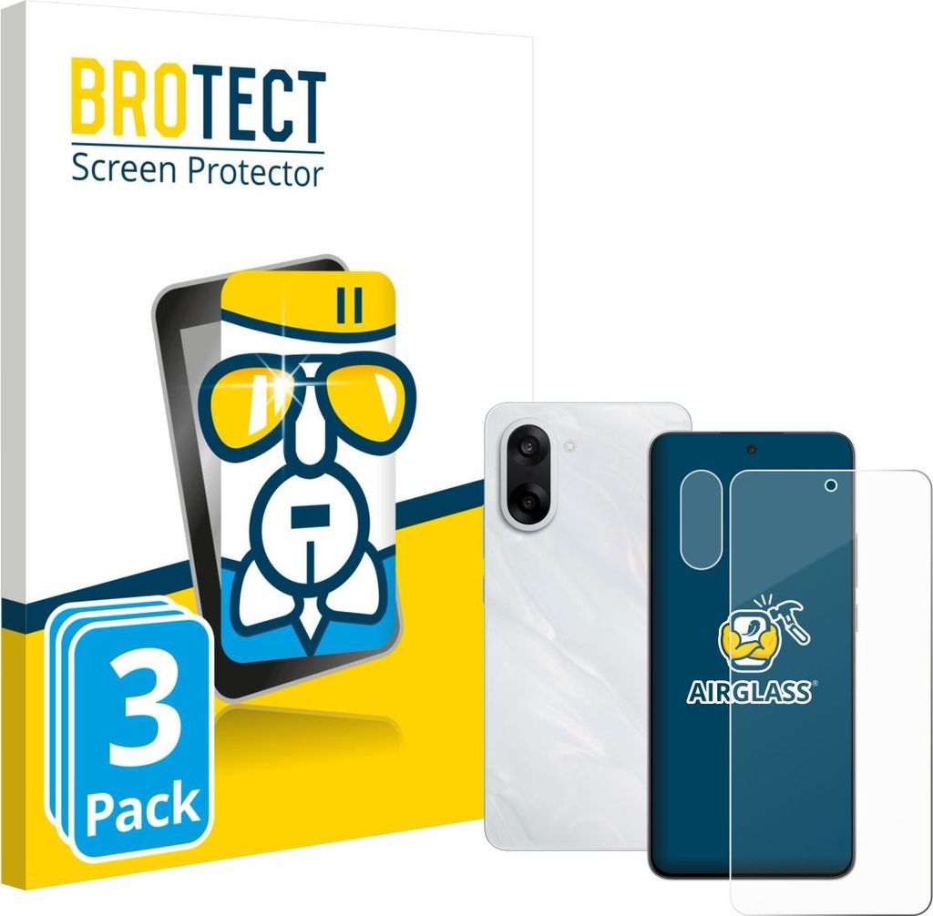 3x BROTECT Schutzglas für OnePlus Nord CE 5 (Display+Kamera) Schutzfolie Panzer Folie Glas Display Schutz klar