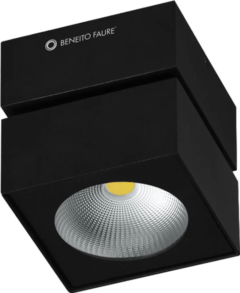 Applique LED Moderna Rubyc Nera 14W - Luce 3-in-1 Orientabile - 3