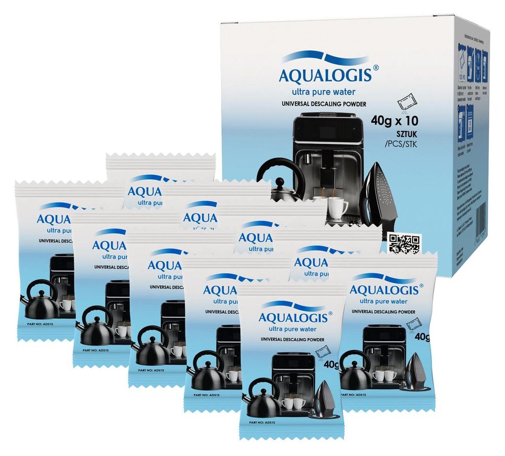 Aqualogis odstraňovač vodního kamene v sáčku 10x 40 g Obrázek produktu 