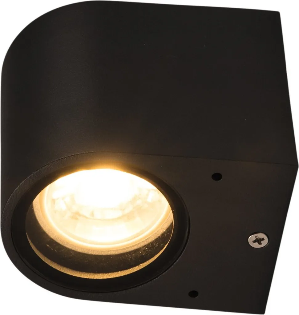 Luminaire extérieur mural ABAJO anthracite pour ampoule LED GU10 max 11W