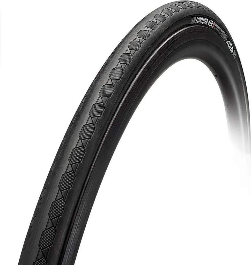 Pneu Tufo Comtura 4TR Tubeless Ready 25mm Résistant et Léger Noir