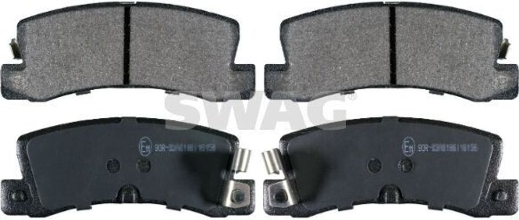 SWAG Bremsbeläge Satz Hinten Bremsklötze für TOYOTA COROLLA Liftback (E11) 81 91 6580