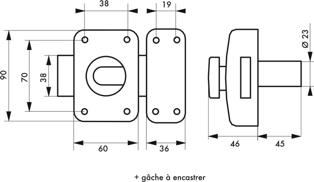 Éviter les effractions avec le verrou Thirard Apache cylindre 45 mm