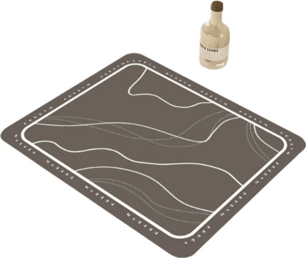 Tapis de Barista pour Machine à Café - Protection Cuir PU Anti-Chaleur