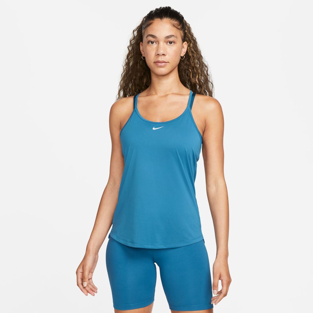 NIKE W NK ONE DF ELSTKA STD Tanktop Damen blau XS
