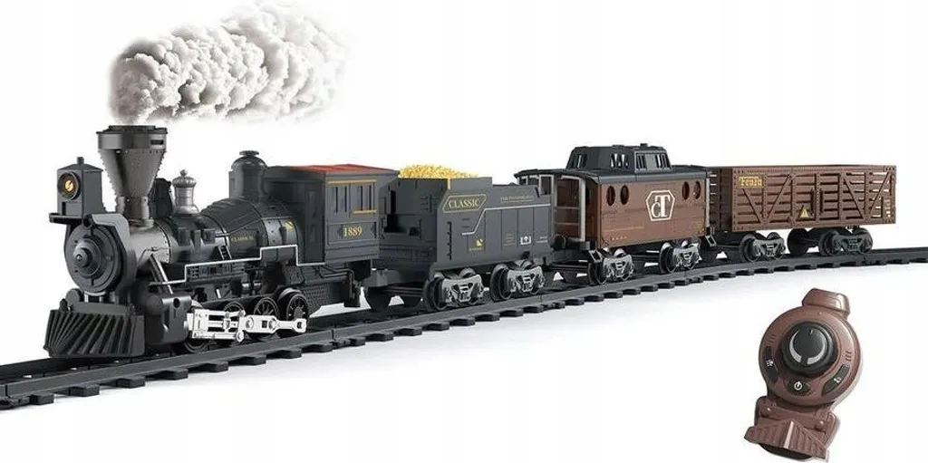 Train télécommandé électrique haute vitesse avec circuit modulable 1/43