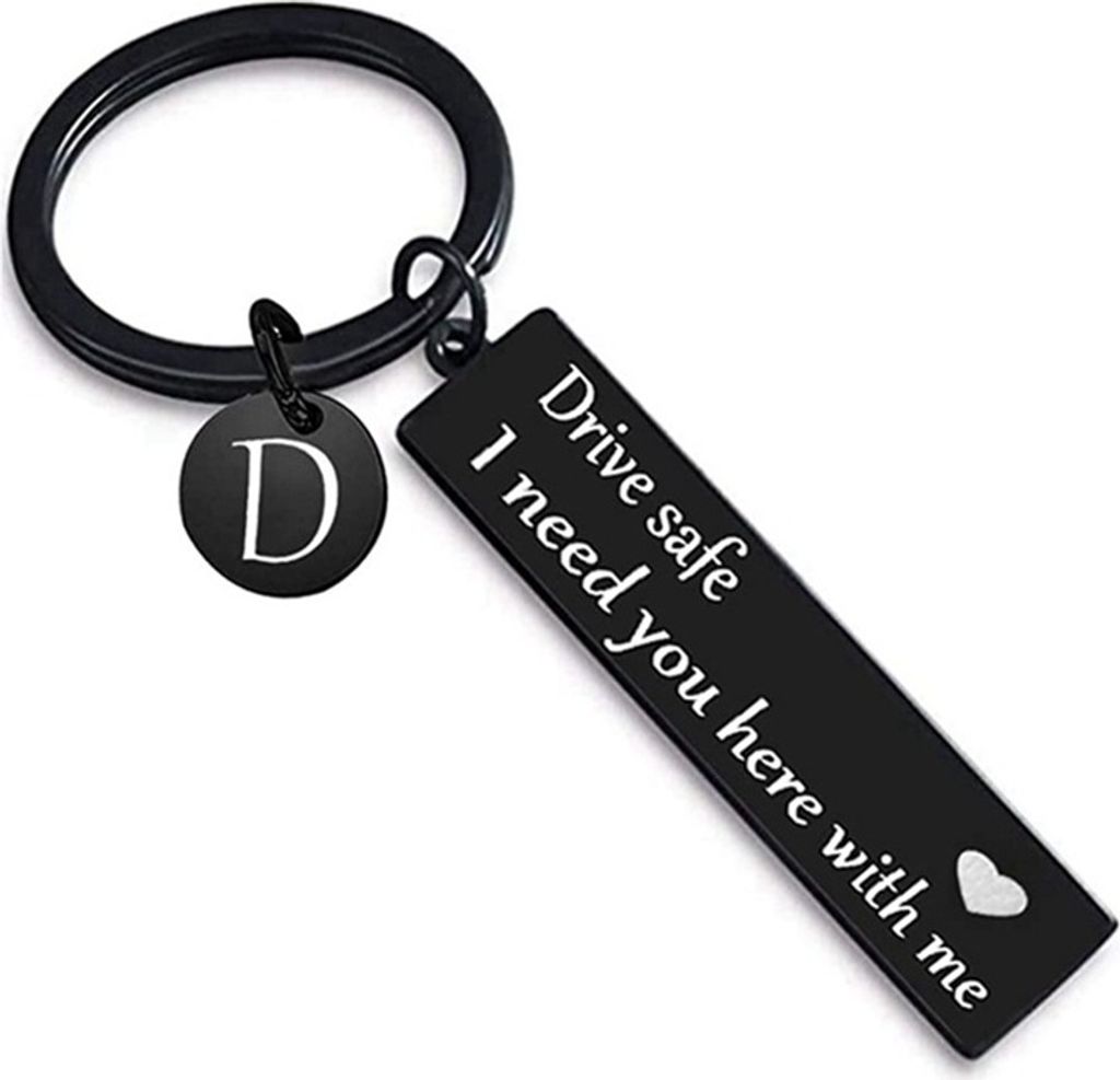 INF Gravierter Edelstahl-Schlüsselanhänger