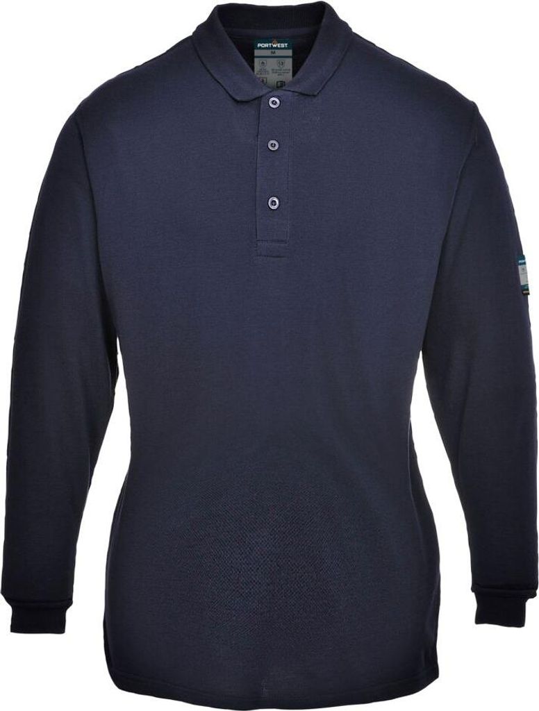 Damen Polo Ml Modaflame Fr - Größe XS - Marine - Portwest