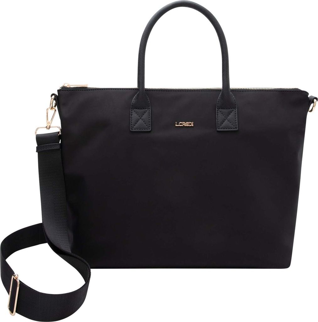 L.CREDI Handtasche Umhängetasche Pura Handbag Black schwarz