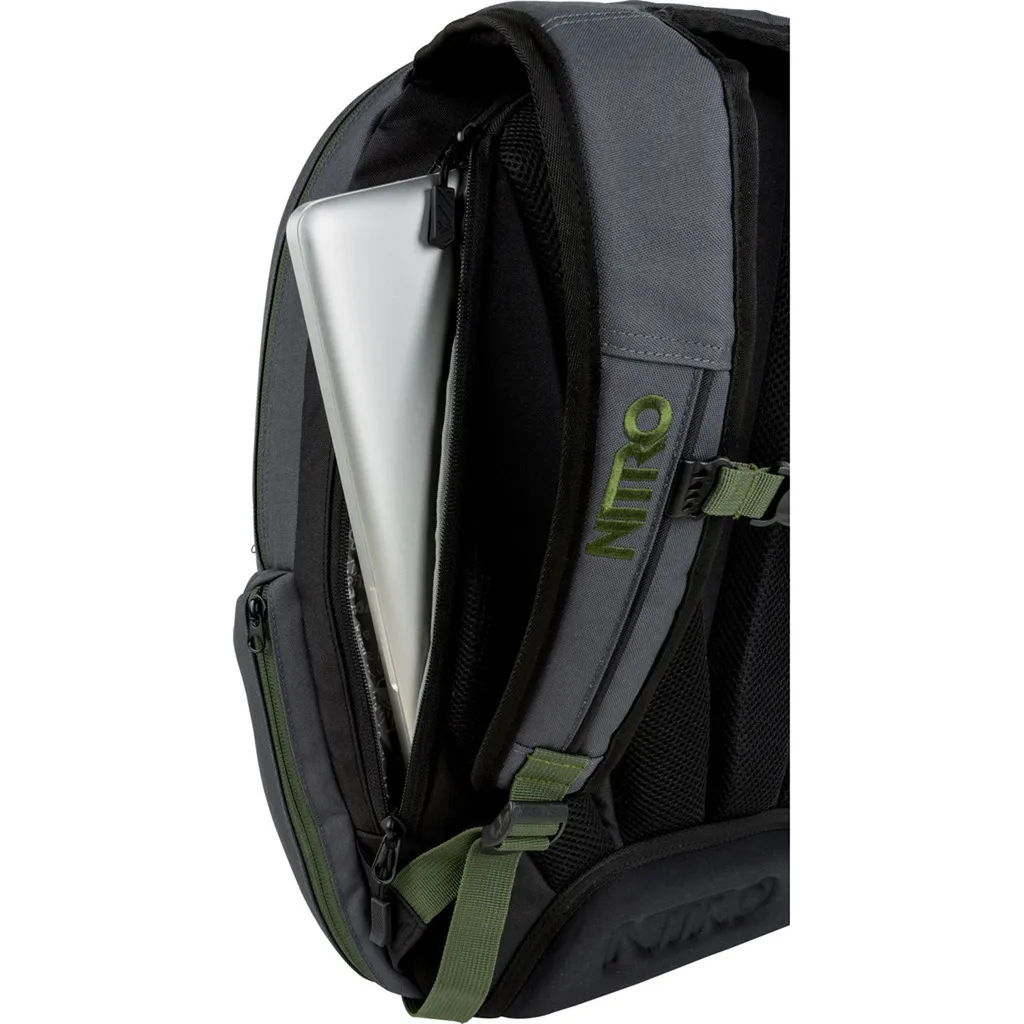 Nitro Chase 35L Checker: Zaino Urban con Scomparto Laptop 17 Pollici - 3