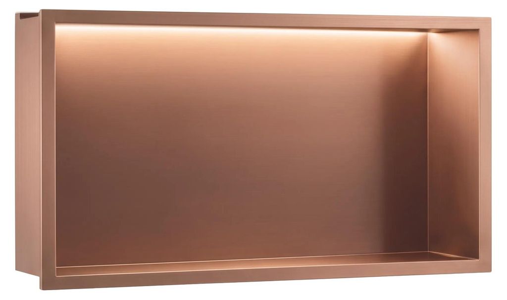 Rea Mensola Bagno Led 30x60 Brush Copper Immagine del prodotto 