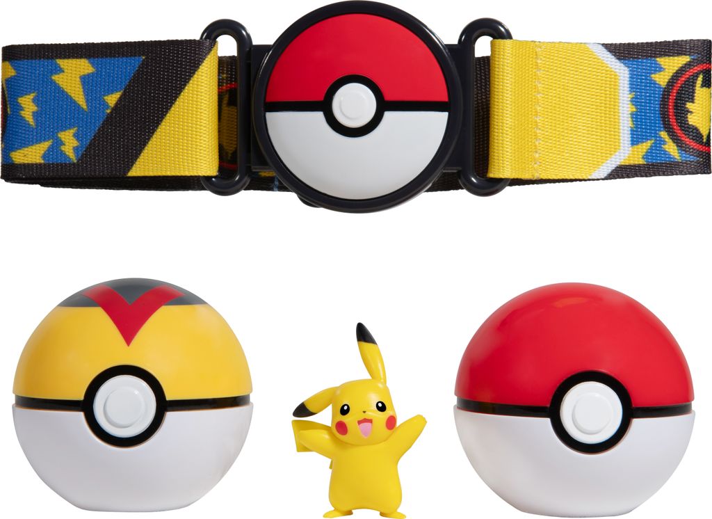 Jazwares Spiel Seturon Set Poké Ball. Levelball Und Pikachu Pokémon Gelb Gelb One Size