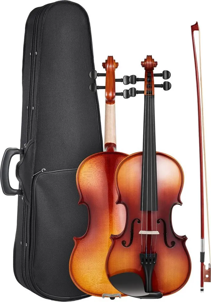 Violon 355 mm Bois Massif - Idéal pour Éviter les Erreurs de Débutant