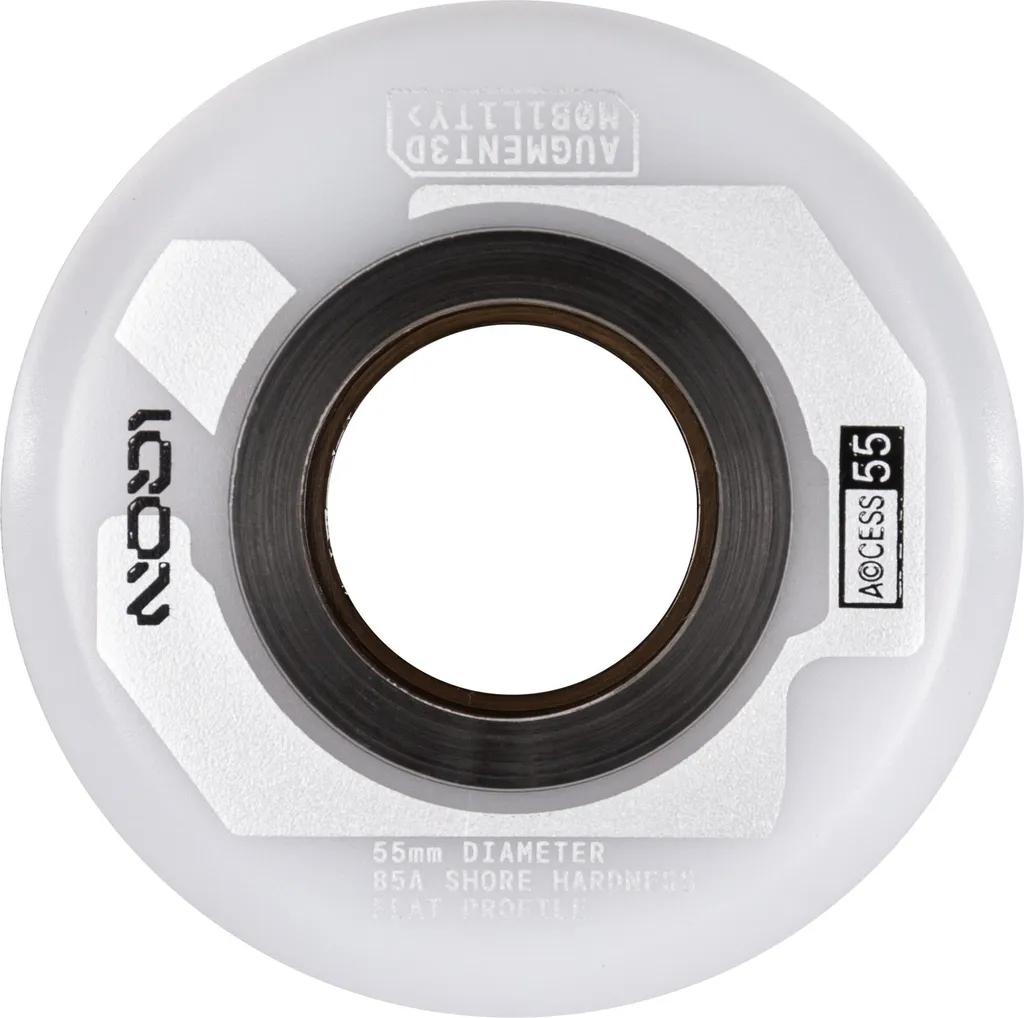 Roues roller 55mm 85A Iqon Access Natural pour skatepark et rampes