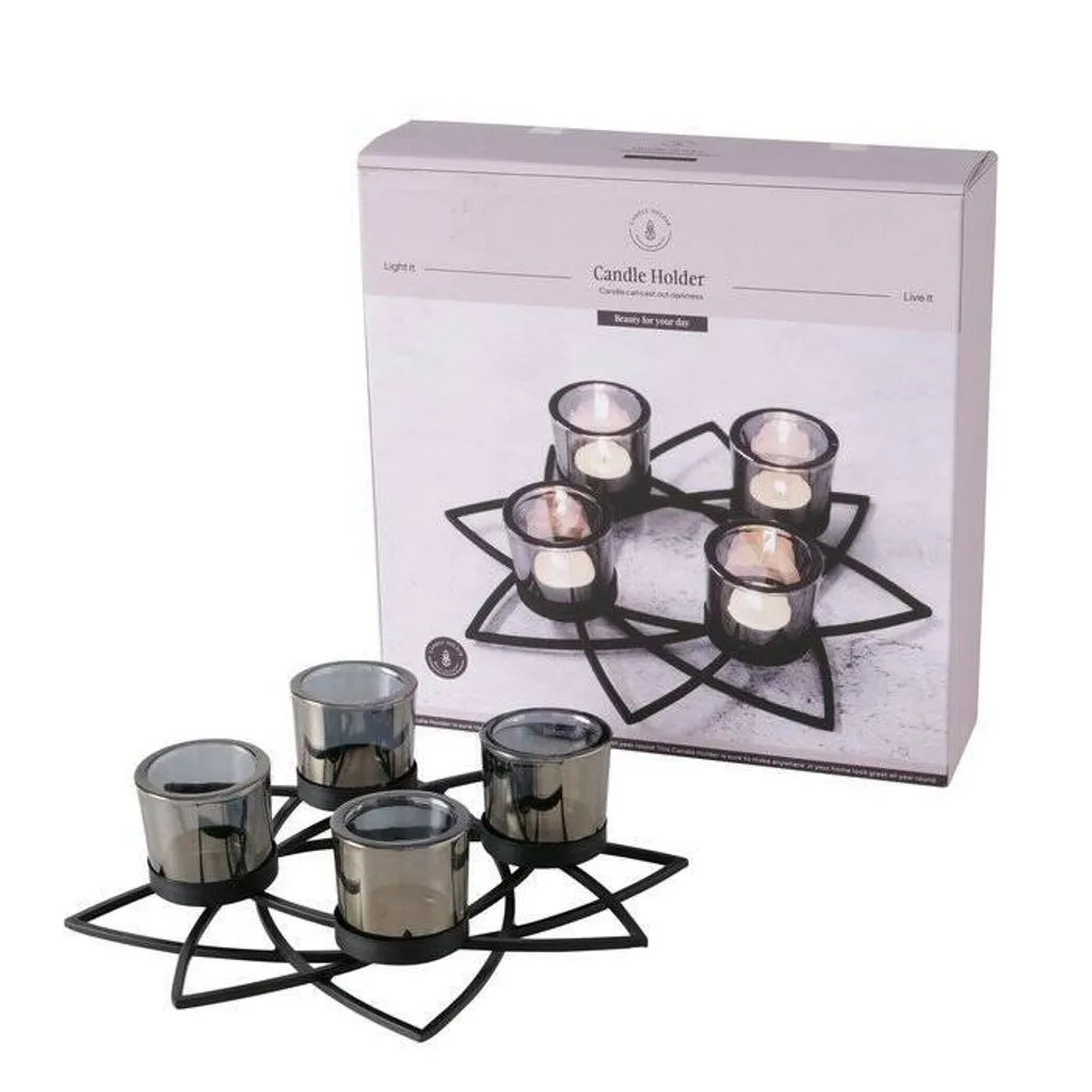 Portacandele ELENYI Boltze 8cm - Crea Atmosfere Magiche in Casa